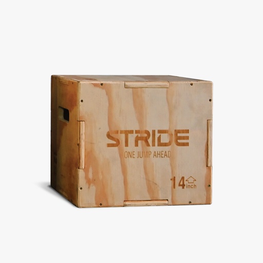 Stride Wooden Plyo Box Regular Optimal for Fitness Training